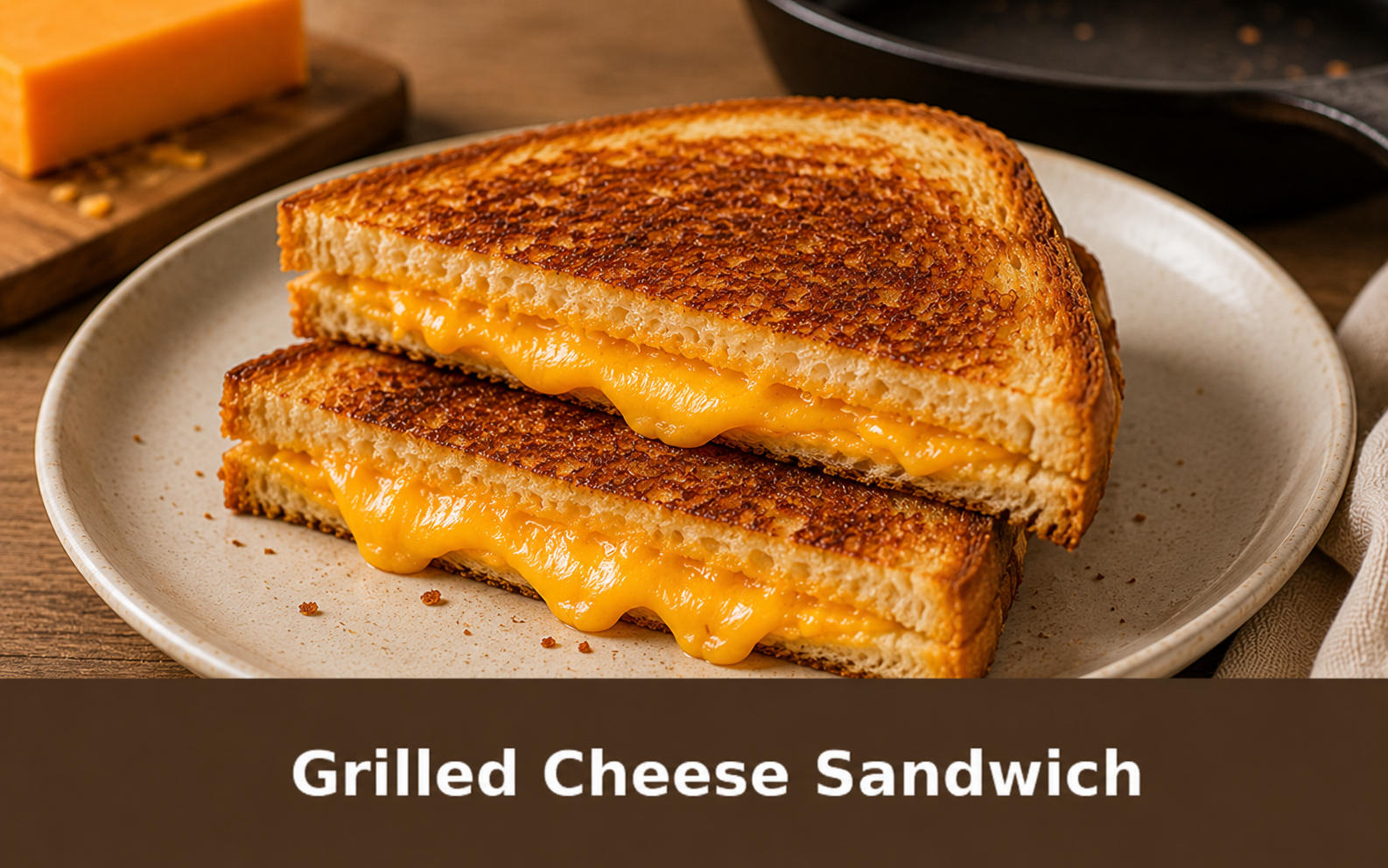 Classic Grilled Cheese Sandwich